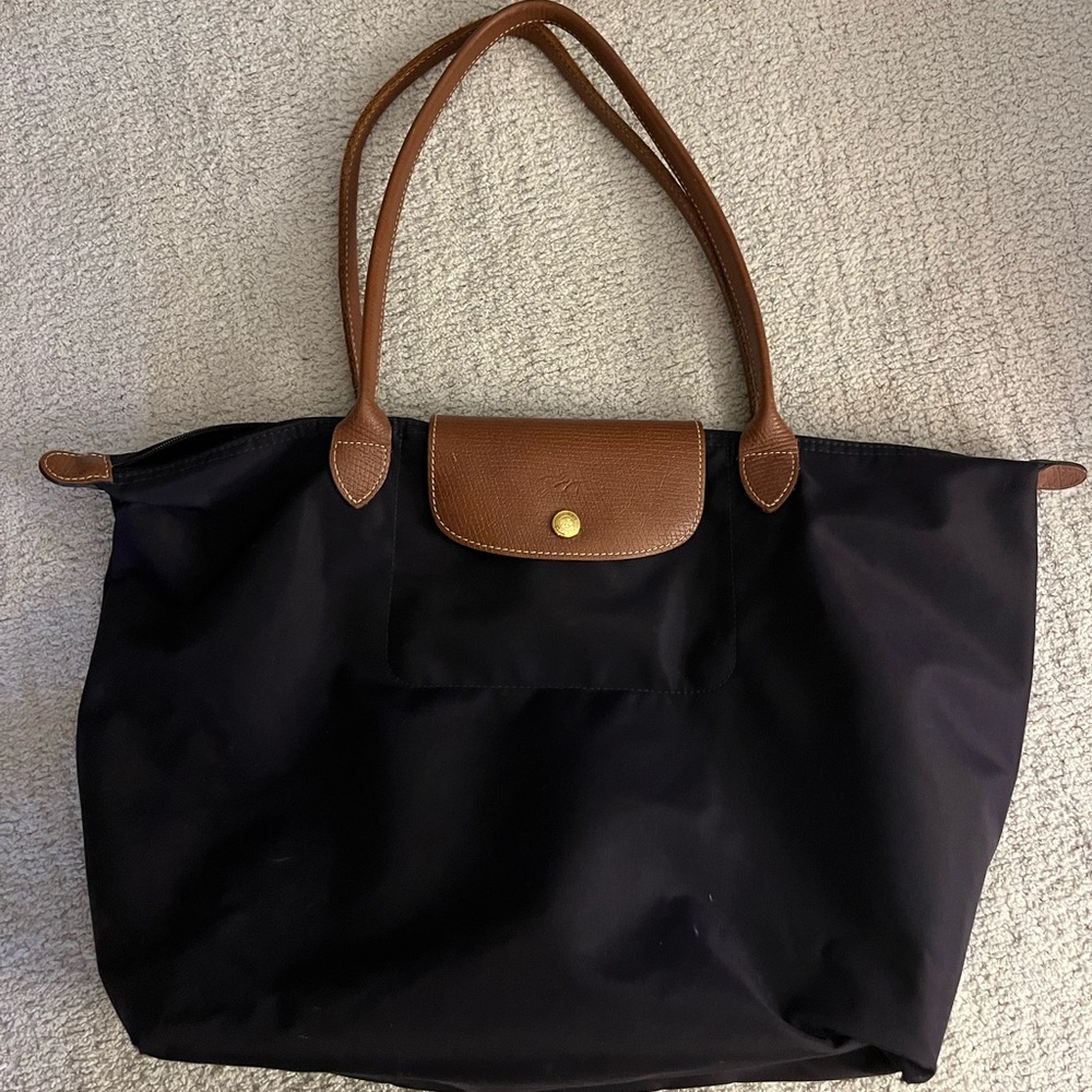 Longchamp Le Pliage Original Tote in Purple